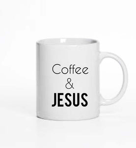 Coffee And Jesus Mug - Christian Clothing Malachi Clothing Co