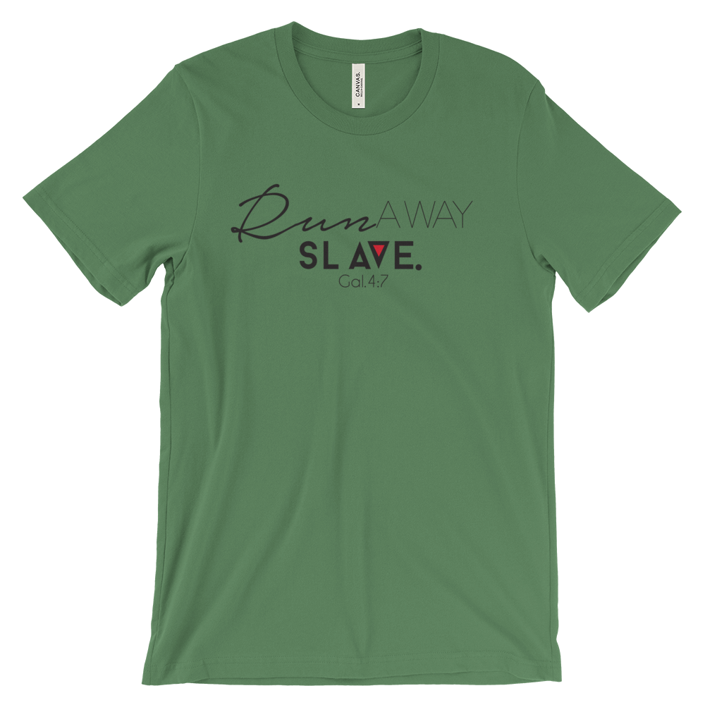 Run Away Slave Green - Christian Clothing Malachi Clothing Co