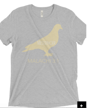 Messenger Gray- Cool Christian T-Shirts - Christian Clothing Malachi Clothing Co