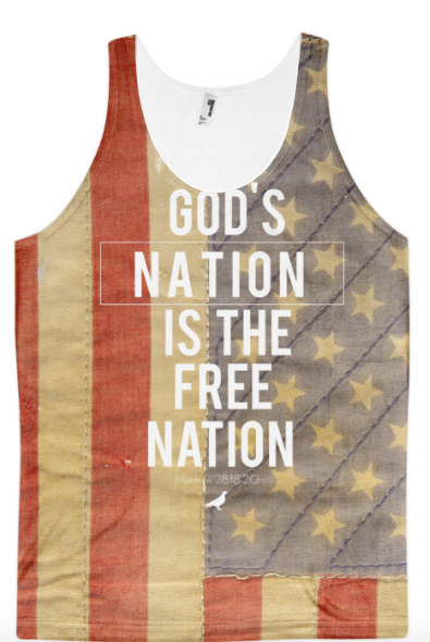 Religion Clothing - Gods Nation Tank Top - Christian Clothing Malachi Clothing Co