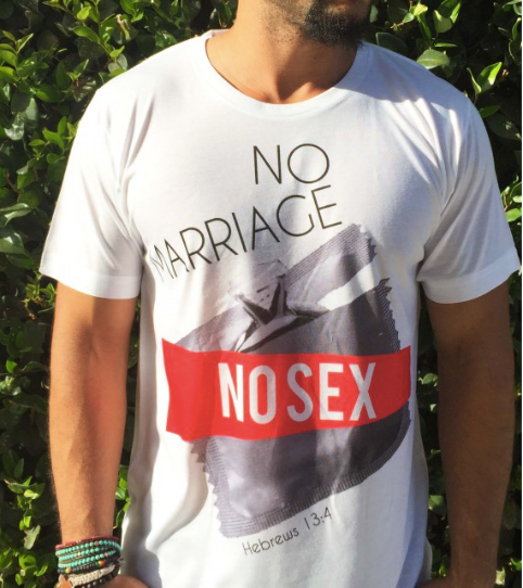 No Marriage No Sex - Christian T-Shirts for Men - Christian Clothing Malachi Clothing Co