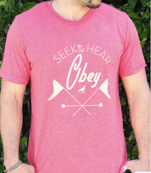 Seek Hear Obey Christian Shirts for Men - Christian Clothing Malachi Clothing Co