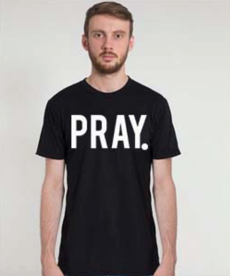 Christian T-Shirt Company- Pray Shirt - Christian Clothing Malachi Clothing Co